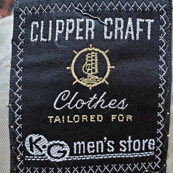 CLIPPER CRAFT Vintage 1970s Blazer 2 Button Sport Jacket Checkered Size Medium - Picture 8 of 9